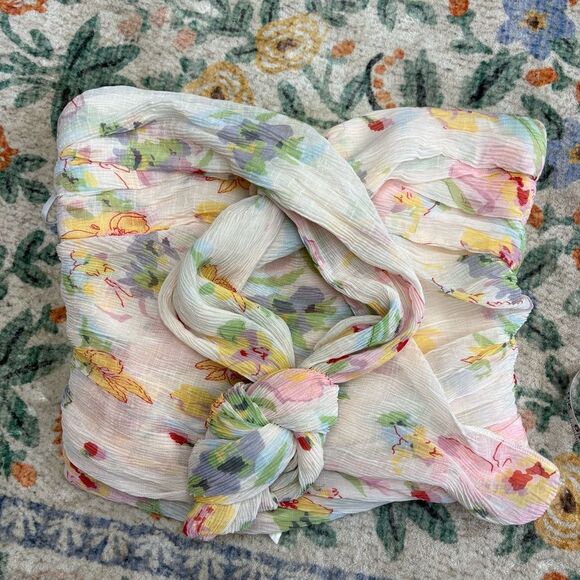 NWT For Love & Lemons Abby Strapless Top Size MM / Multi convertible revolve - Picture 10 of 13